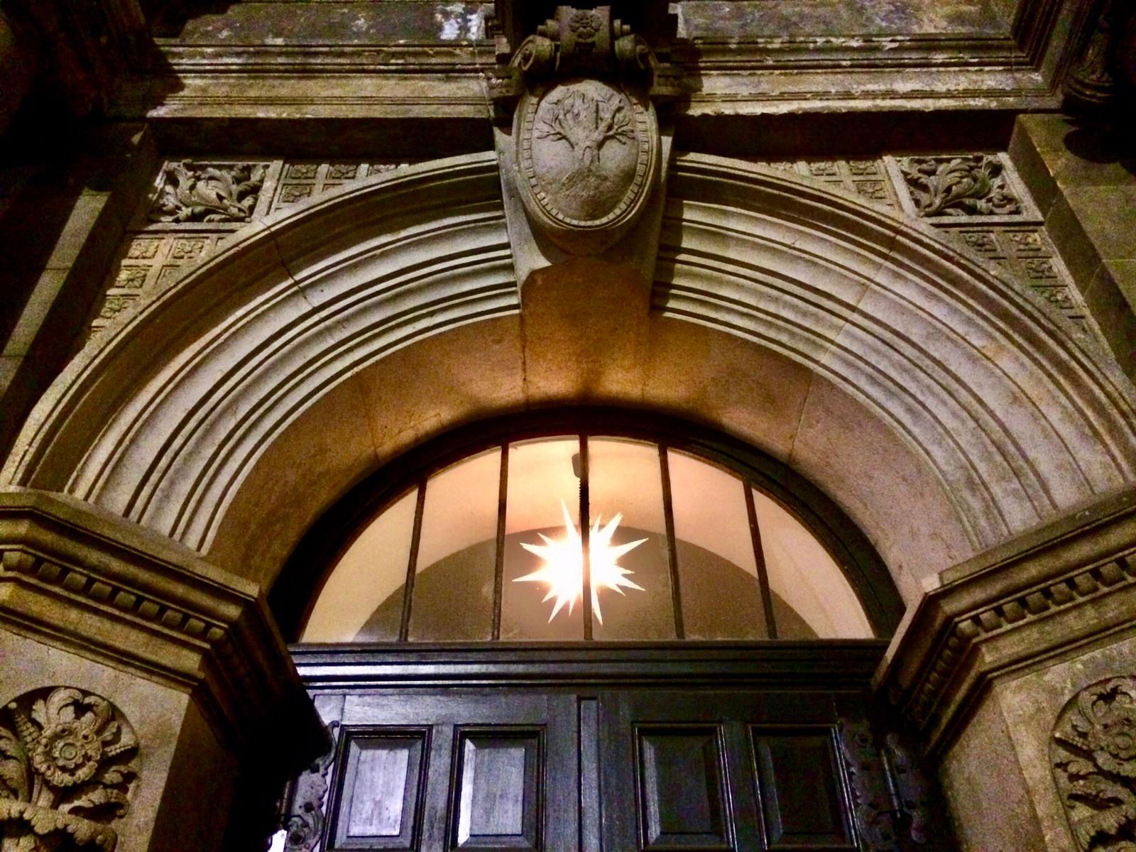 Weihnachten Stern Kirche