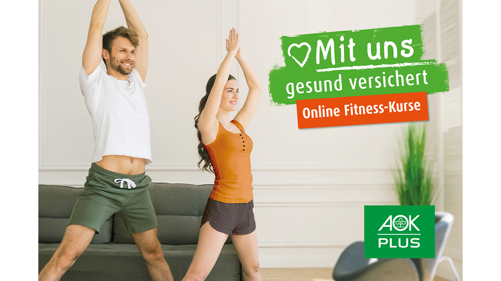AOK PLUS Online Fitnesskurs