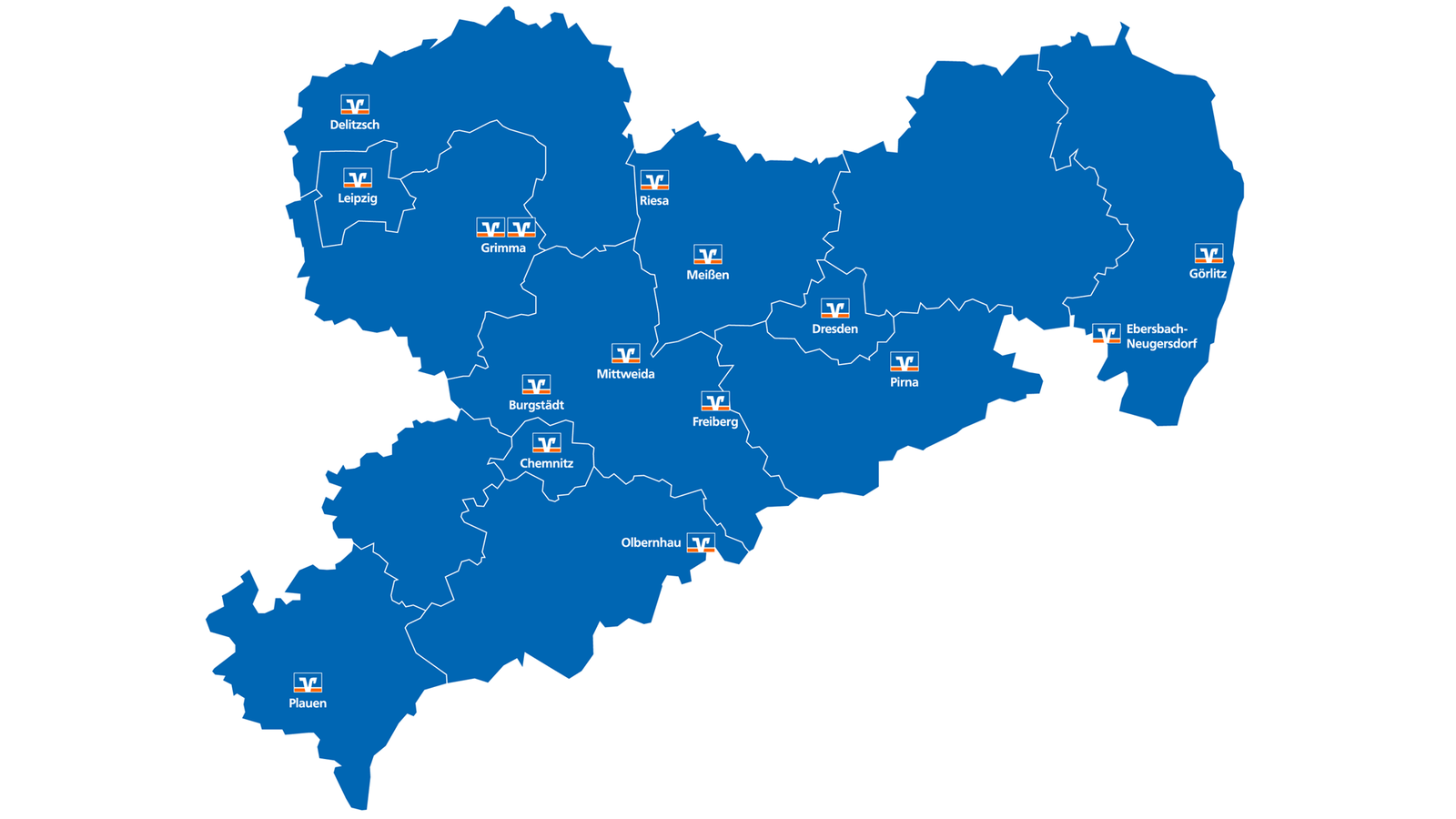 VR Banken Landkreiskarte 2023