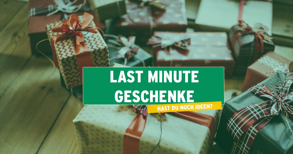 last minute geschenke