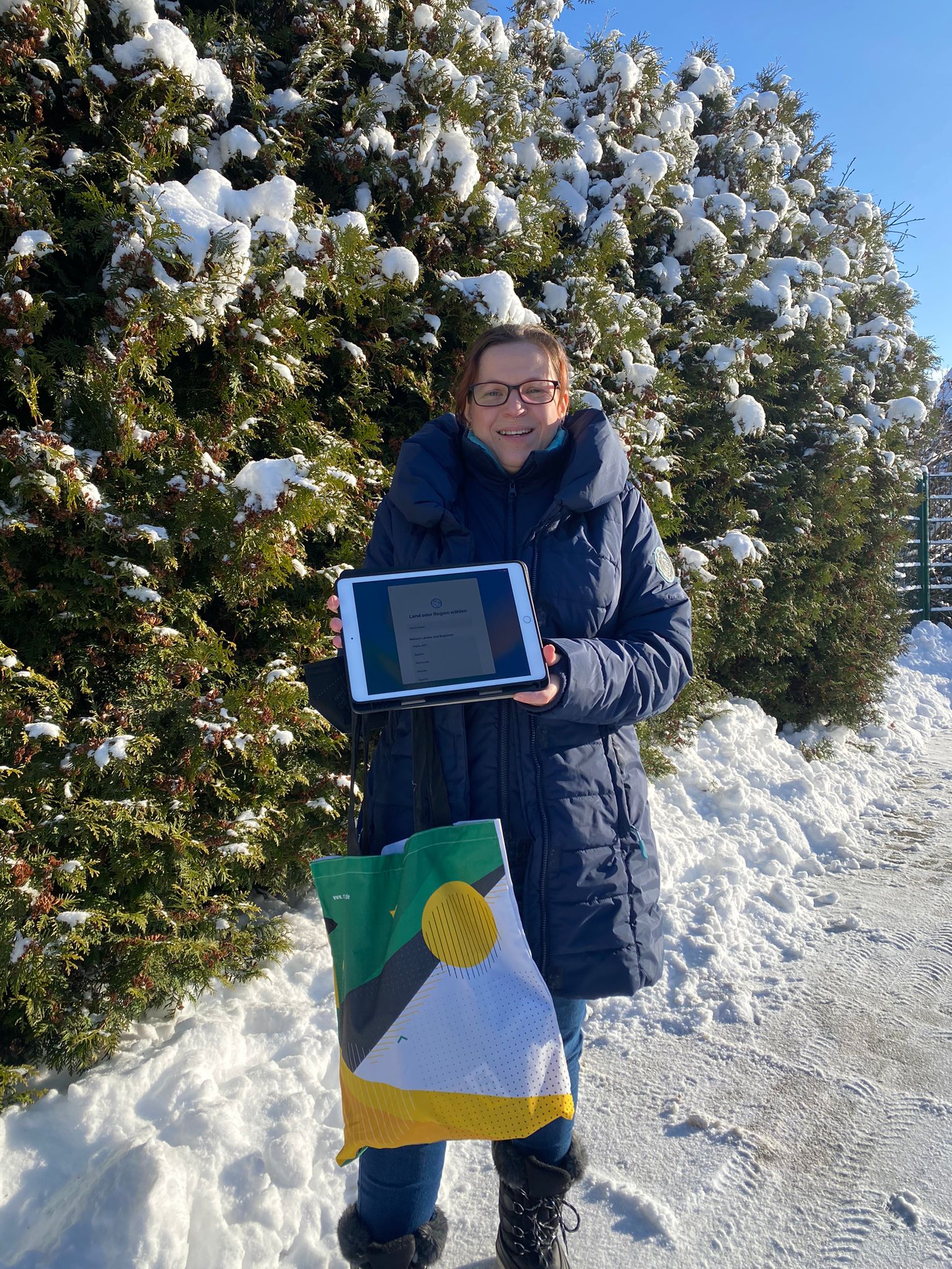 Diana aus Leipzig gab uns ihren E-Scooter und bekam das iPad