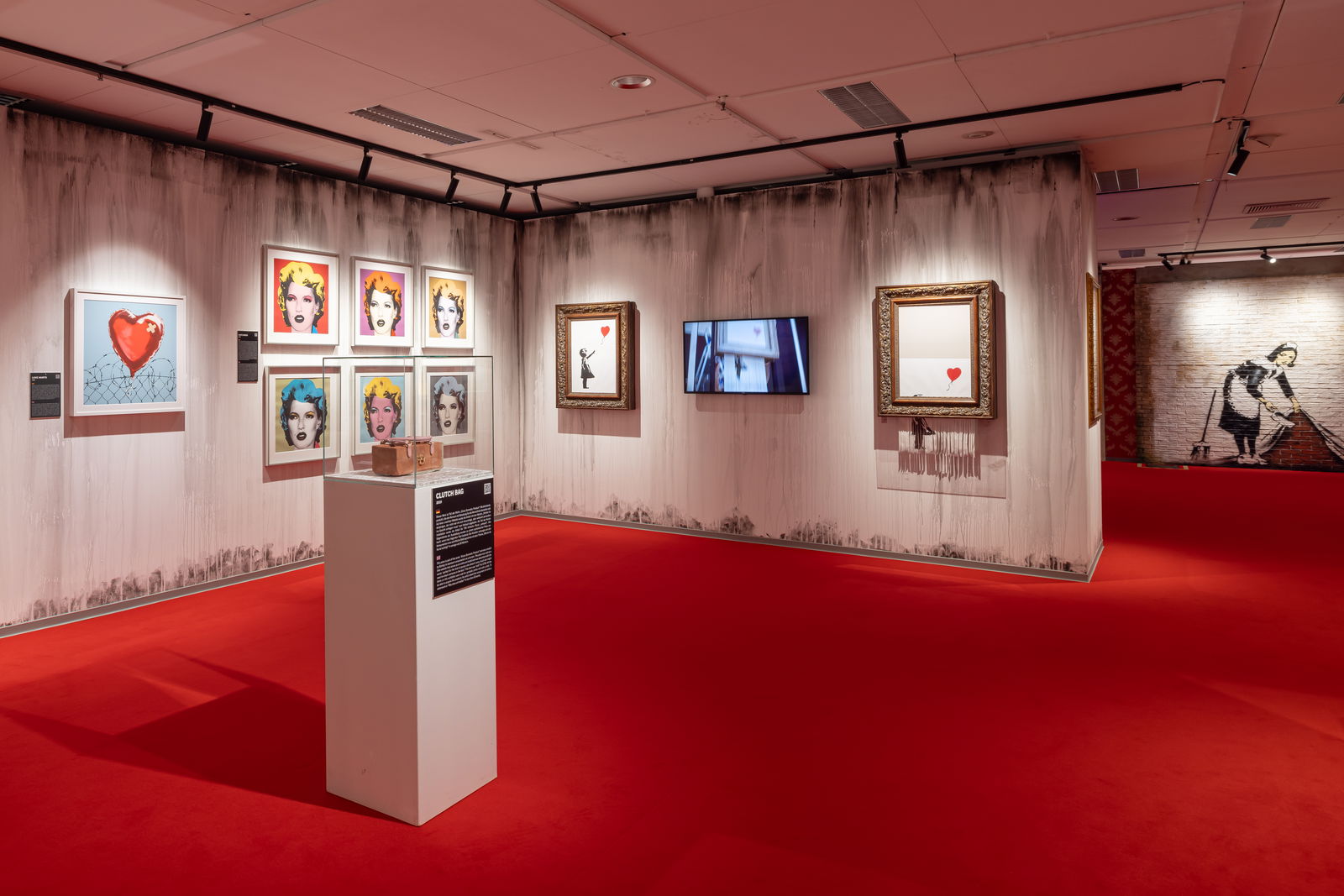 House of Banksy Leipzig - roter Teppich