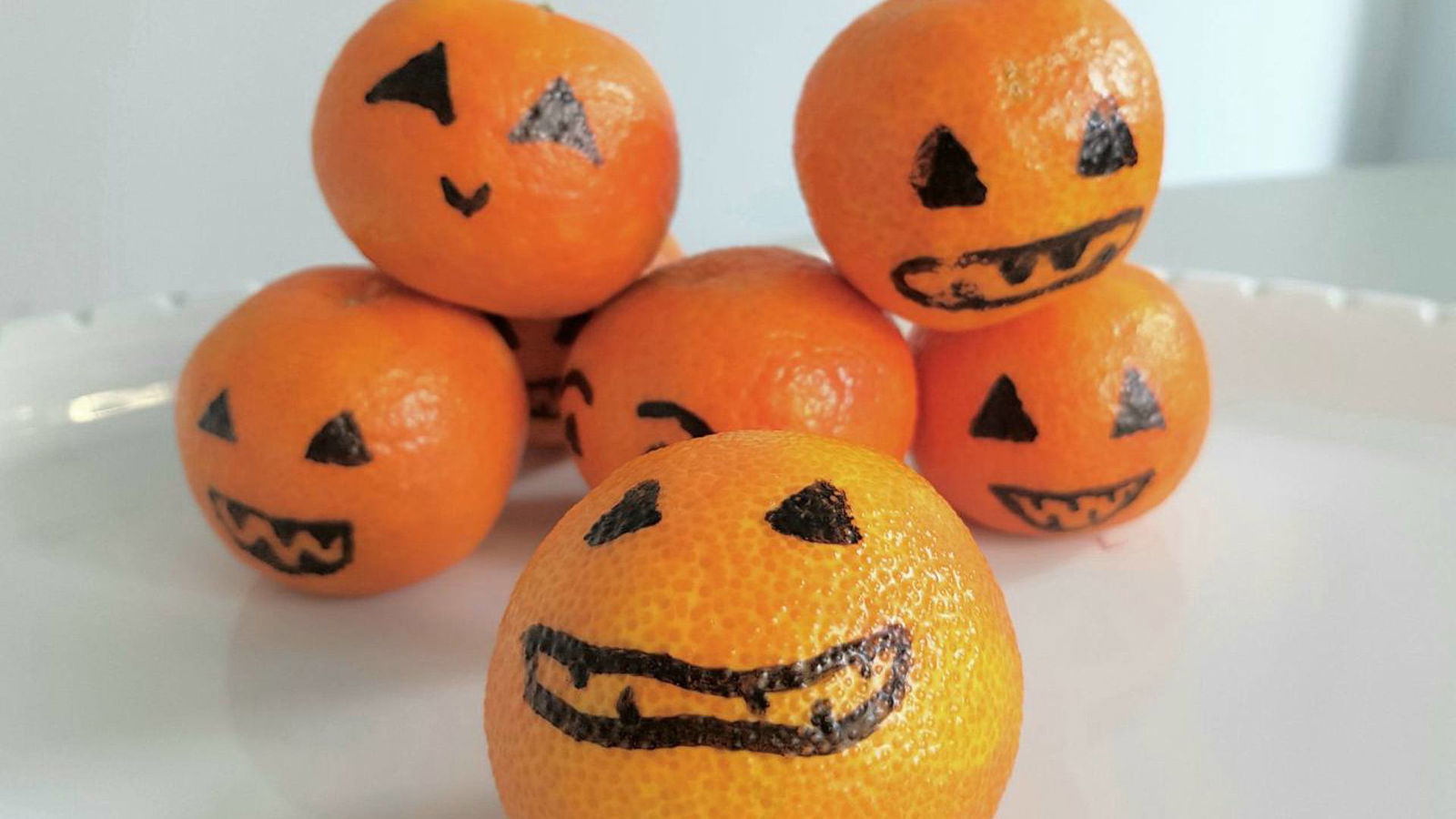 Halloween Mandarinen-Kürbis 2