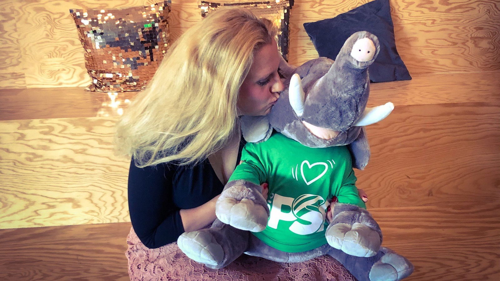 barbara schöneberger und RADIO PSR Elefant