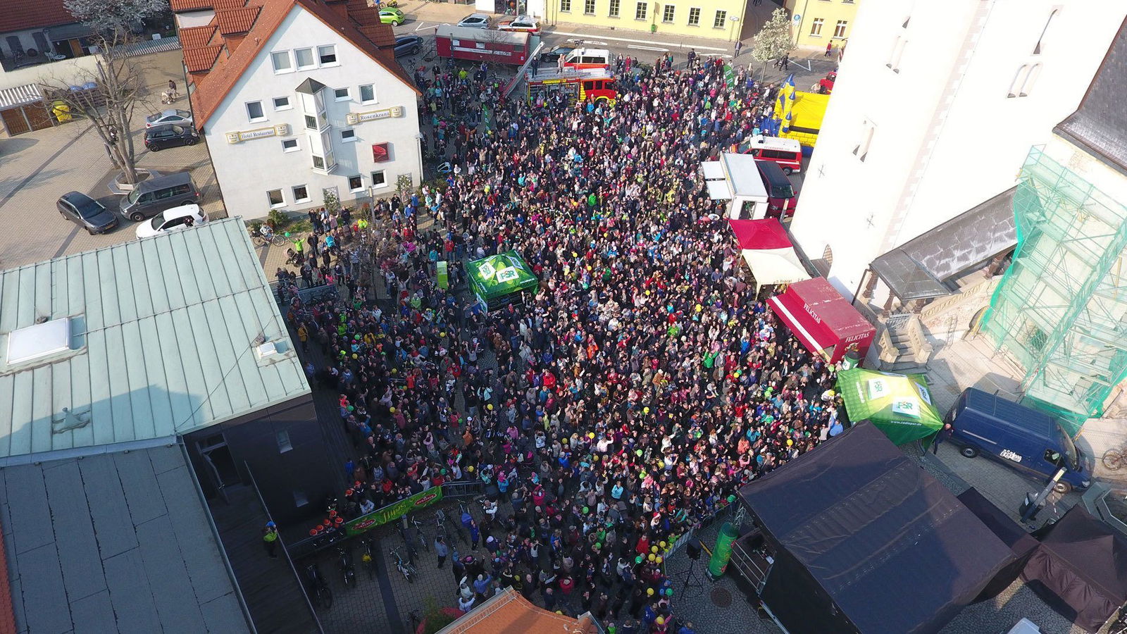 Luftbild aus Markranstädt