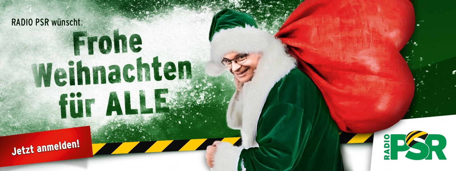 Frohe Weihnachten für alle 16x6