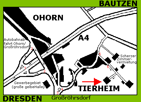 Schlaflos im Hundezwinger - Anfahrt
