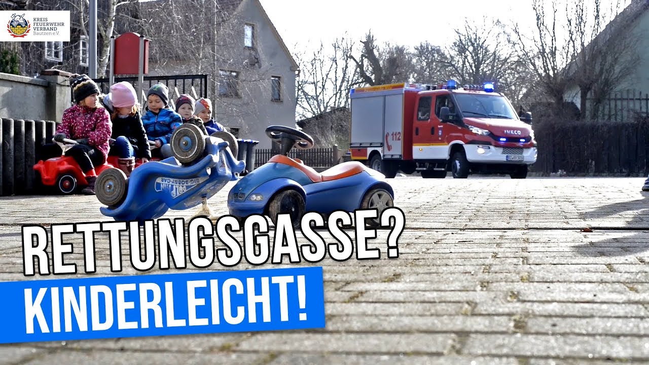 Rettungsgasse? Kinderleicht!