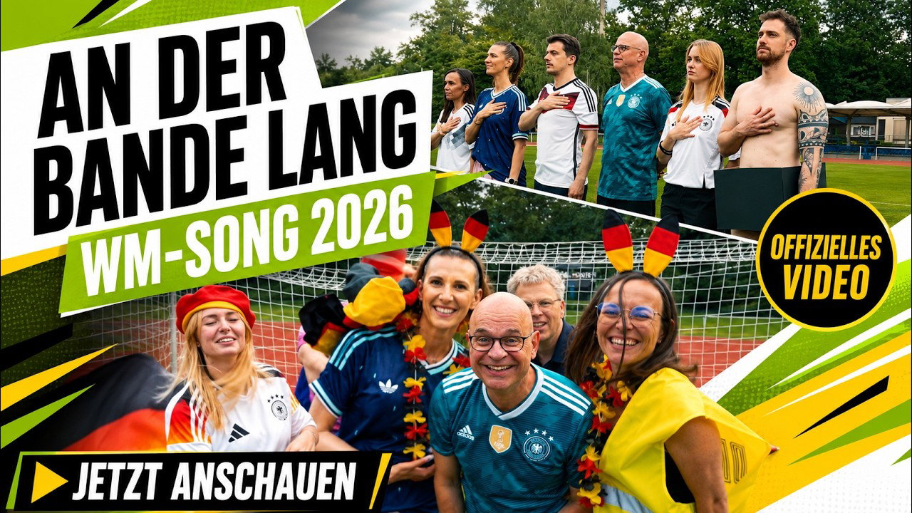 ⚽️DER RADIO PSR WM-SONG 2026⚽️ -  An der Bande lang
