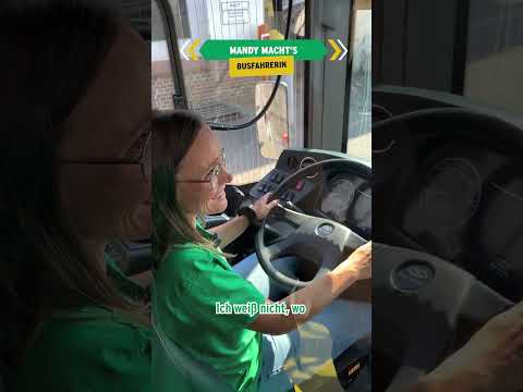 Wir haben Mandy in die Busfahrschule geschickt! Würdest Du einsteigen? #busfahrer #fahrschule